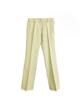 Liliu New Straight Leg Cotton Striped Trousers